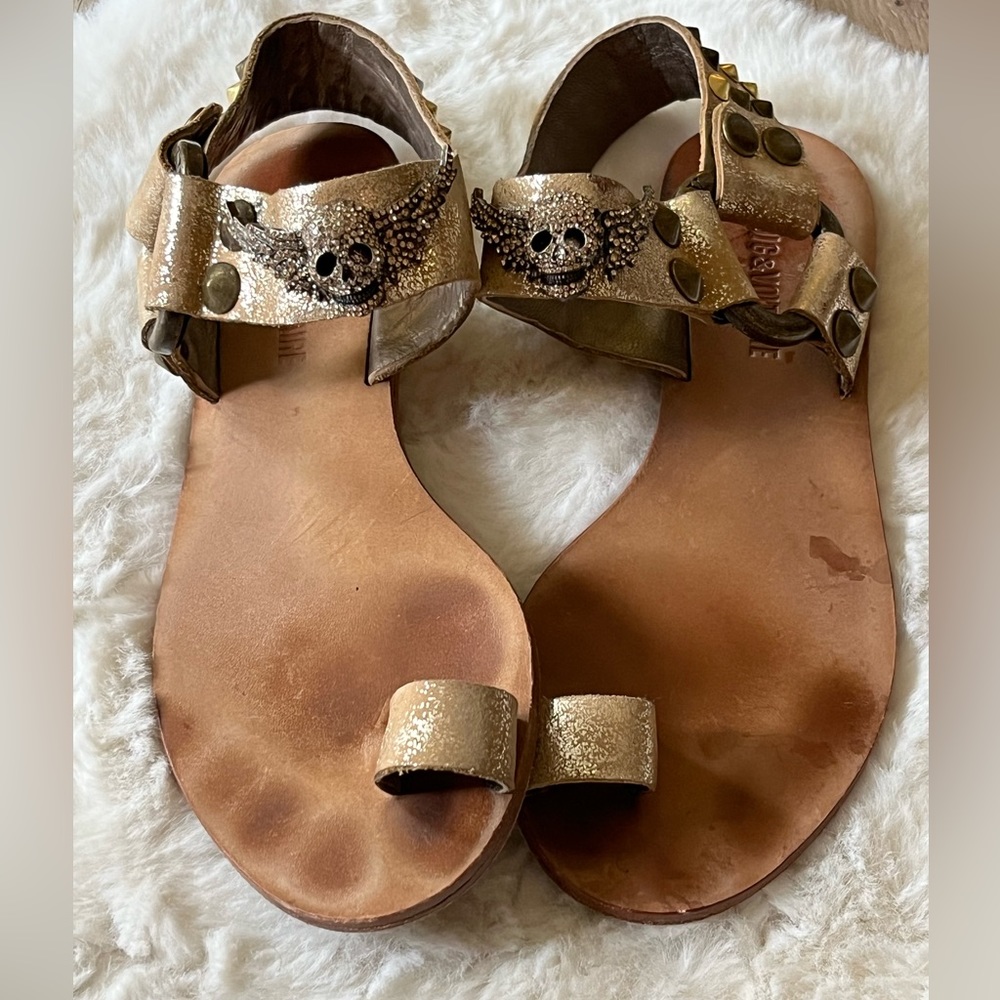 Zadig & Voltaire Skull Sandals